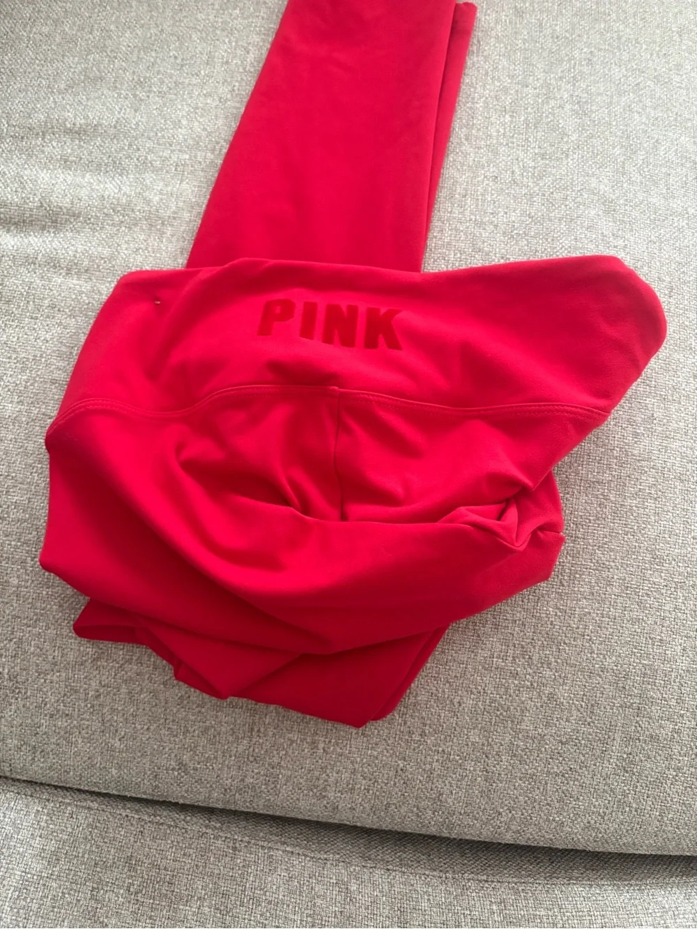 PINK Victoria's Secret Red High-Waist Leggings - Picture 3 of 3